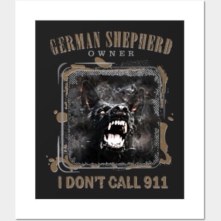 German Shepherd Dog - GSD Posters and Art